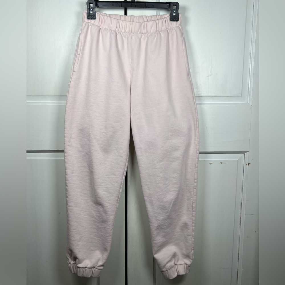 John Galt Brandy Melville Light Pink Jogger Sweatpants O/S - Picture 2 of 5
